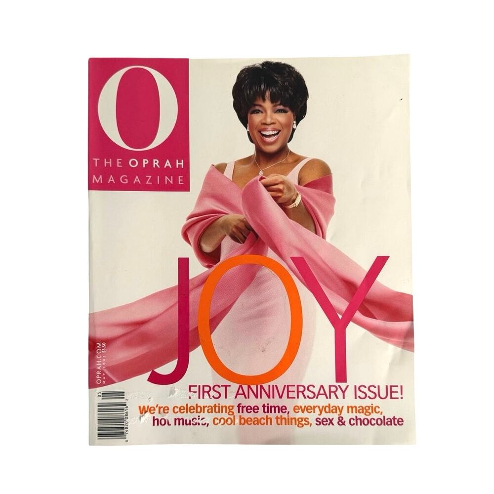 Vintage O OPRAH Magazine First Anniversary Issue May 2001